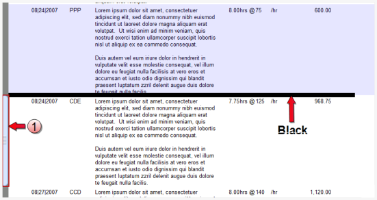 Drag and drop editing window